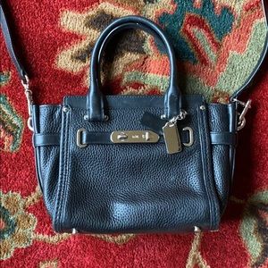 Black mini Coach purse